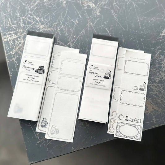 Label Book - Coffee Time & Stationery Time