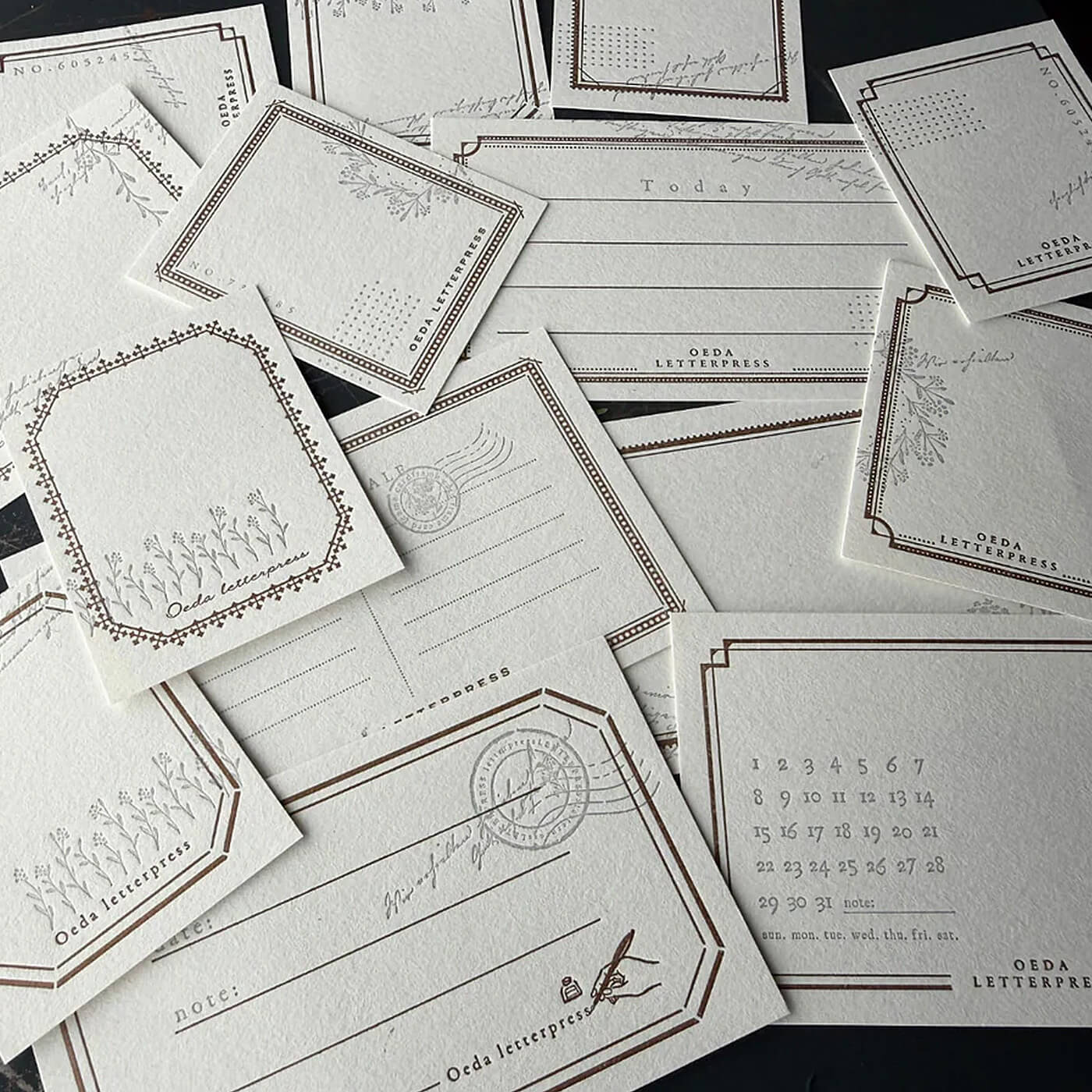 Assorted Card Set - Mellow Silver & Mellow Black