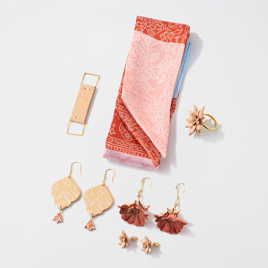 Komon Silk Ribbon Scarf - SARASA