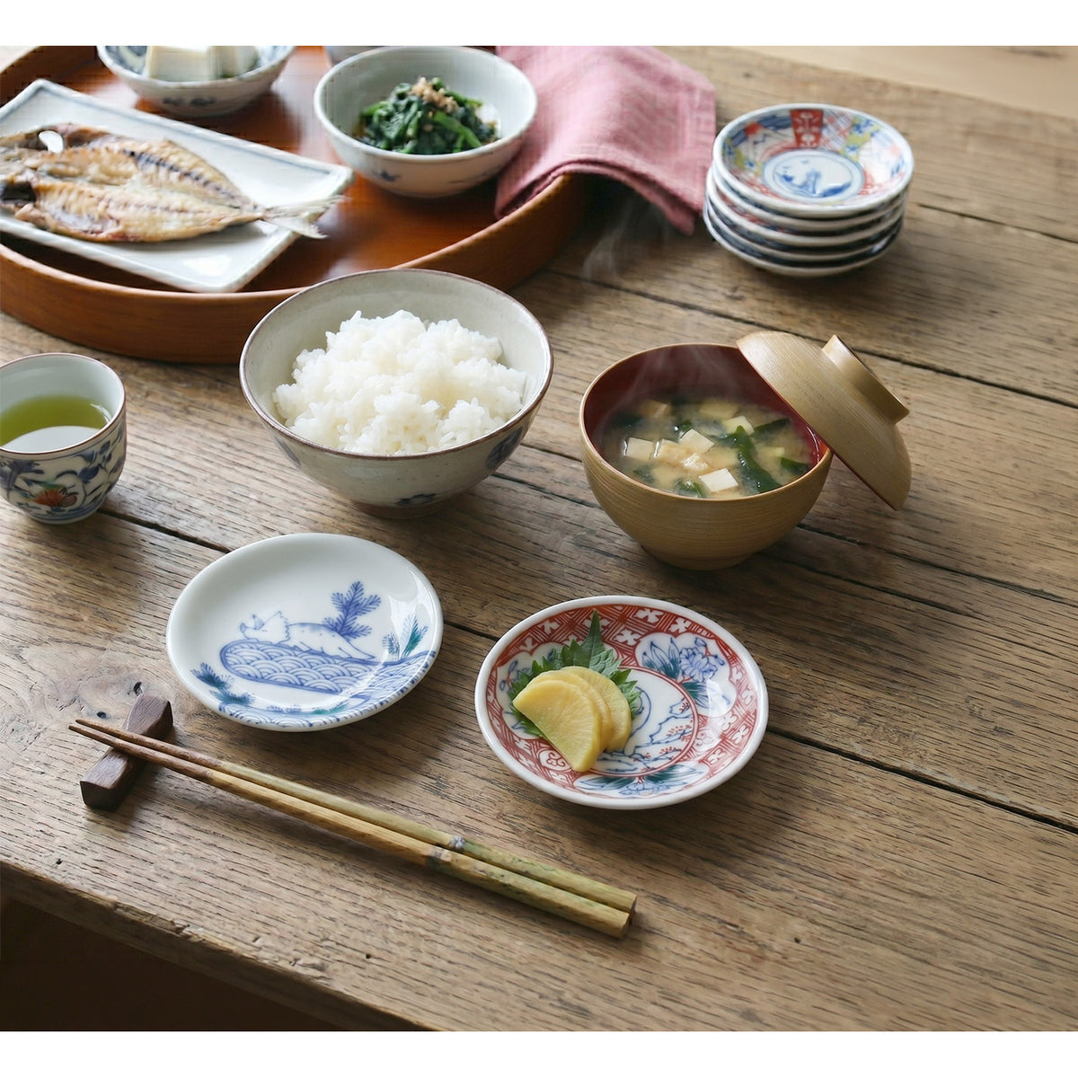 Edokko Kyoryu Happy Picture Book - Small Plate - Set of 4