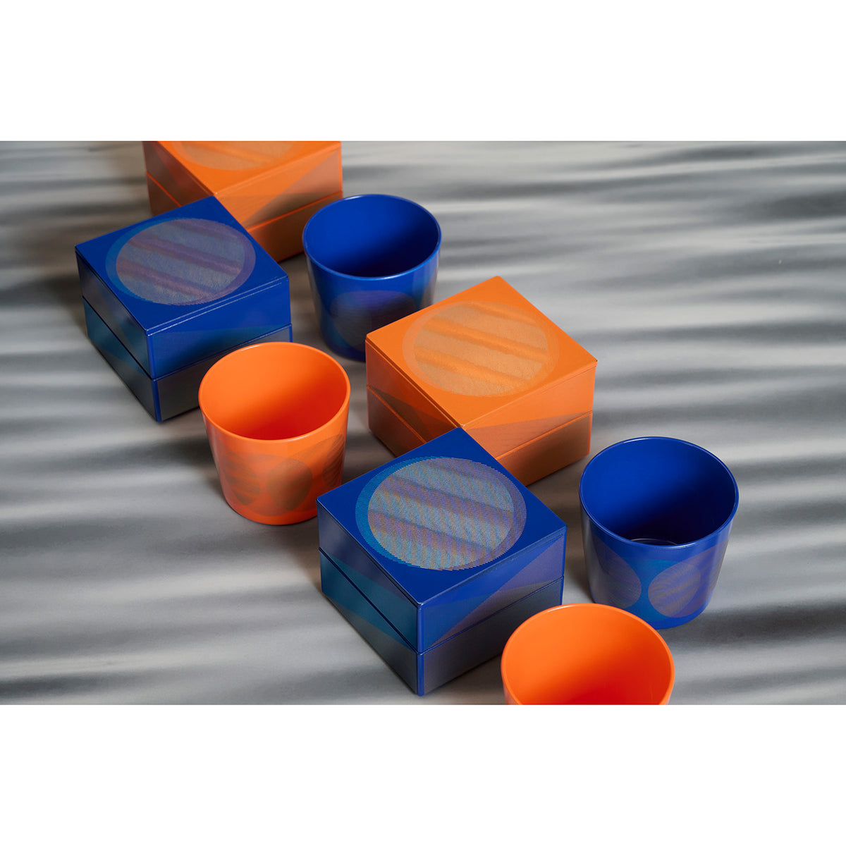 Maki-e Accessory Box - Orange | 90 mm
