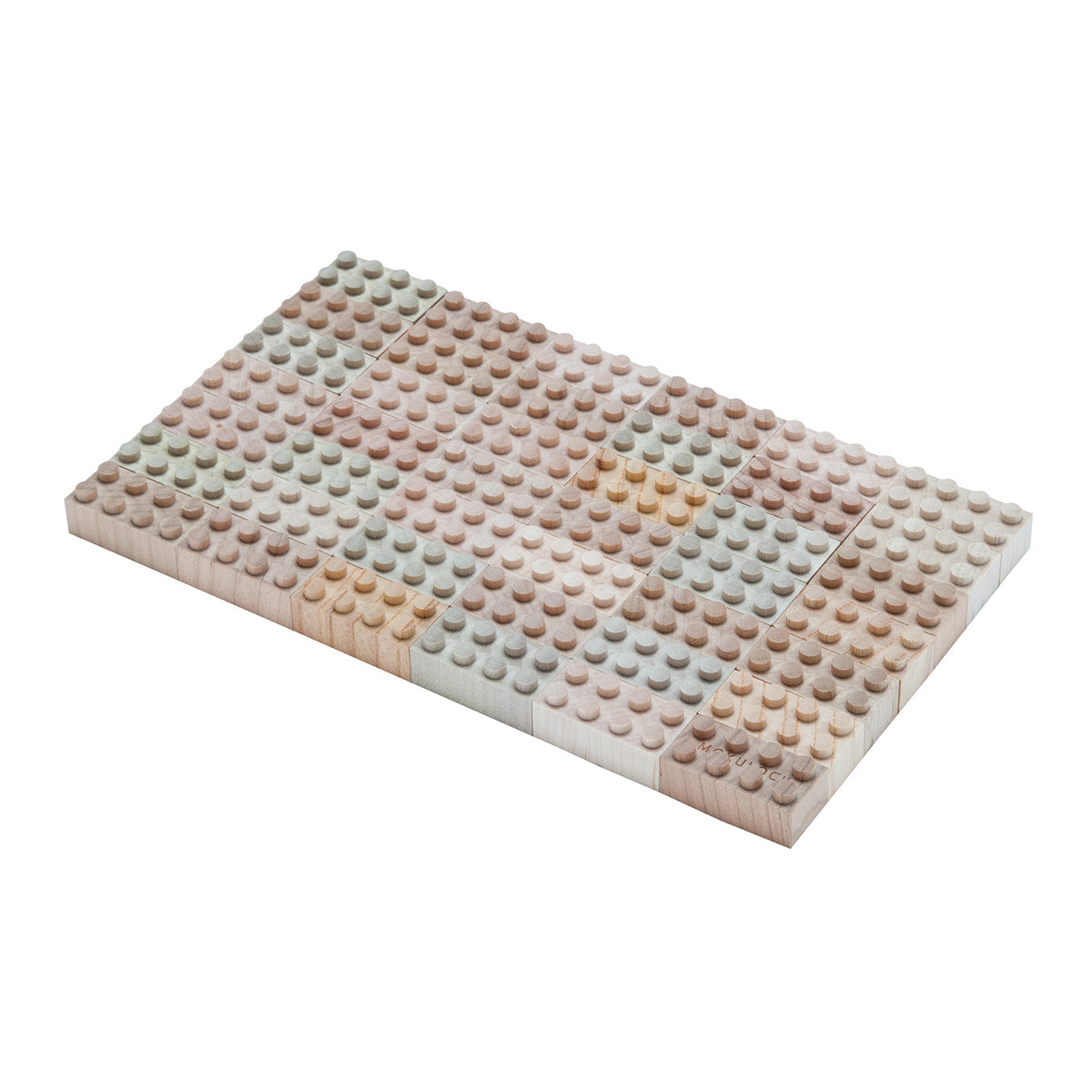 MOKULOCK 48-Piece Set - wooden bricks