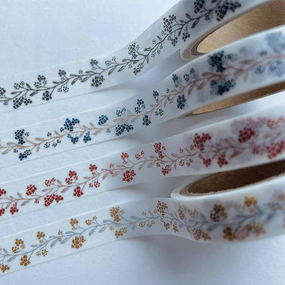 [Set of 4] Masking Tape "Bloom Line"
