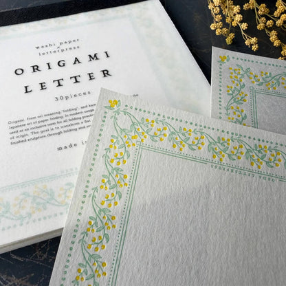 Origami Letter Set - Mimosa & Blueberry (Limited Edition)