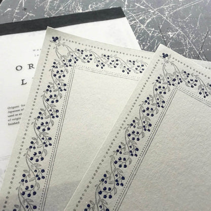 Origami Letter Set - Mimosa & Blueberry (Limited Edition)
