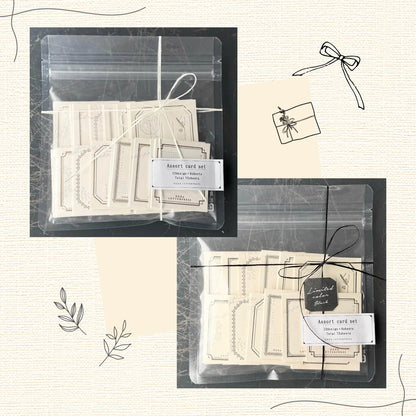 Assorted Card Set - Mellow Silver & Mellow Black