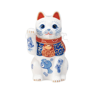 Sometsuke Nishiki Lucky & Fortune Maneki Neko (Right paw raised)