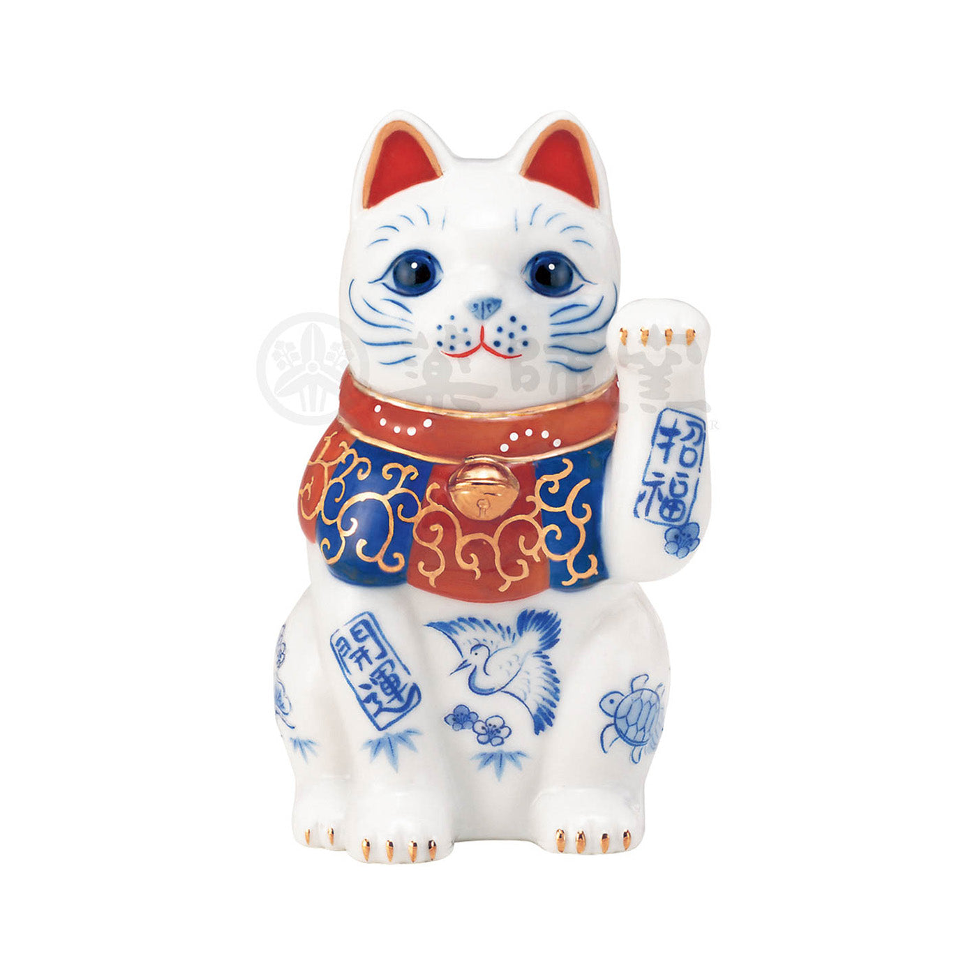 Sometsuke Nishiki Lucky & Fortune Maneki Neko (Left paw raised)