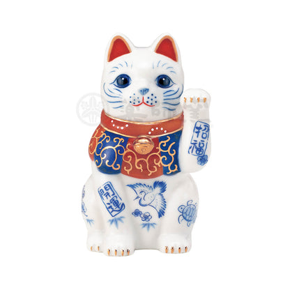 Sometsuke Nishiki Lucky & Fortune Maneki Neko (Left paw raised)