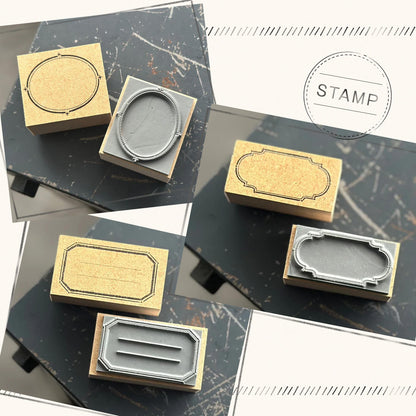 [Set of 3] Rubber Stamp