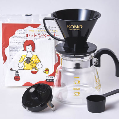 [4-Cup] Pour-Over Coffee Dripper Set