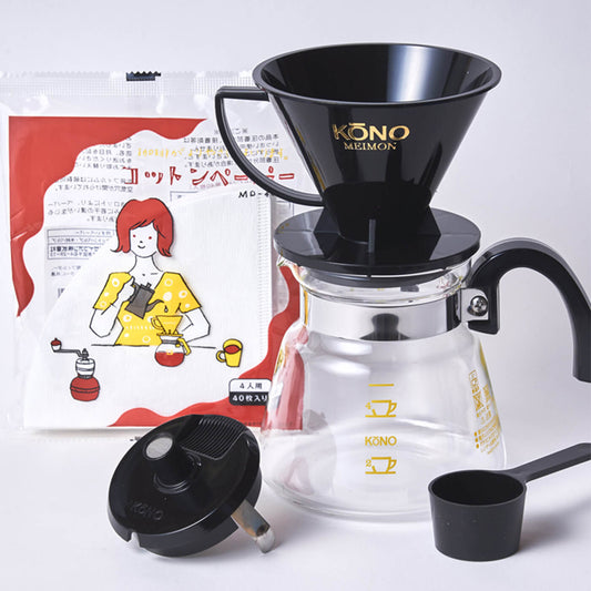 [4-Cup] Pour-Over Coffee Dripper Set