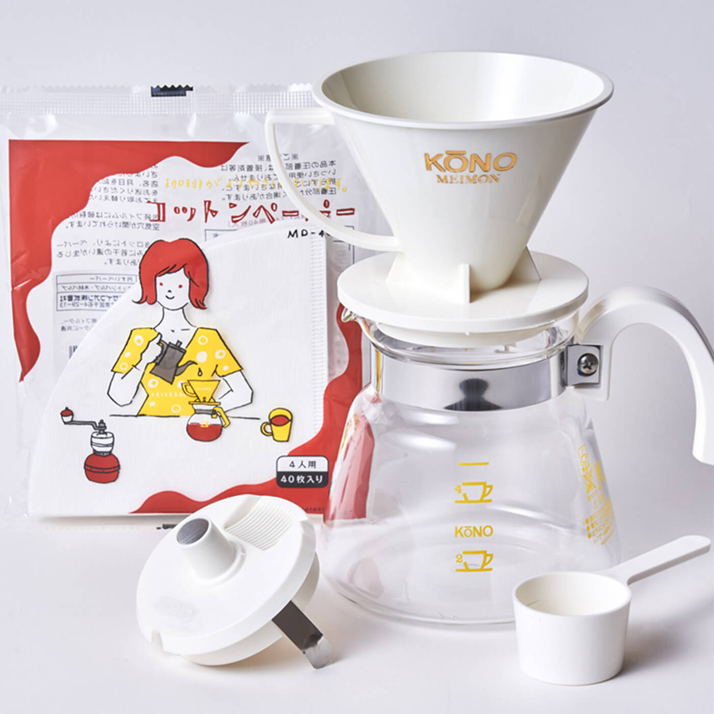 [2-Cup] Pour-Over Coffee Dripper Set