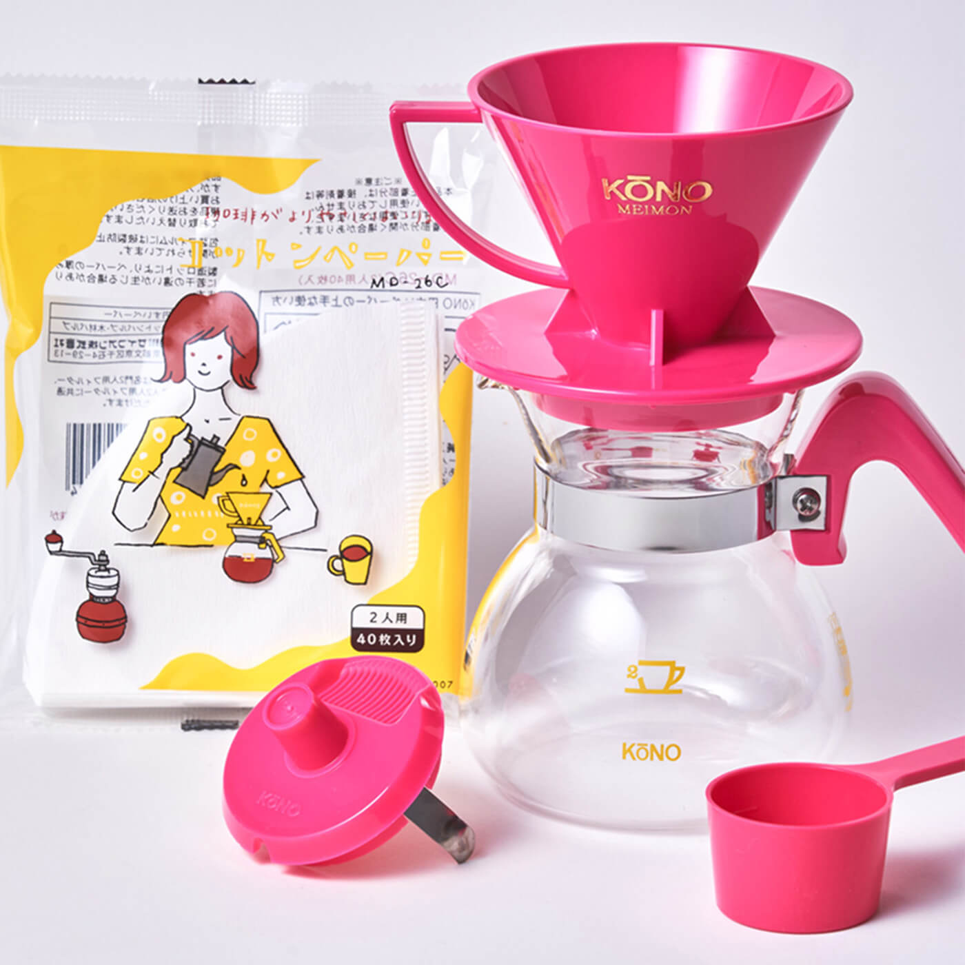 [2-Cup] Pour-Over Coffee Dripper Set
