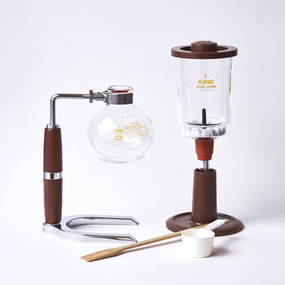 [2-Cup] Siphon Coffee Brewing Set-Paper Filter Included (No Alcohol Lamp)