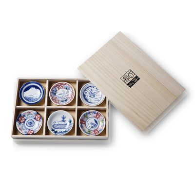 Edokko kyoryu Mini-Plate - Set of 6