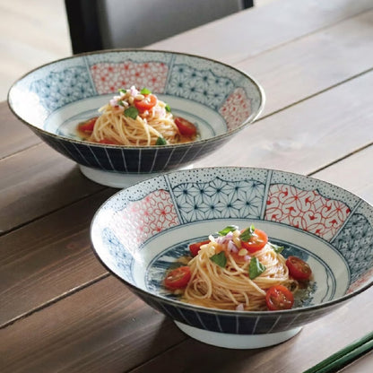 Shonzui Salad Noodle Bowl - set of 2 - Sometsuke Namifuji