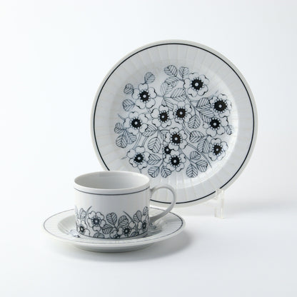 Antico Flower Cup & Saucer with Cake Plate - Blossom