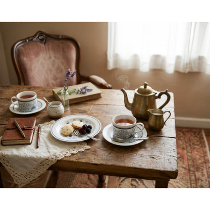 Antico Flower Cup & Saucer with Cake Plate - Bouquet