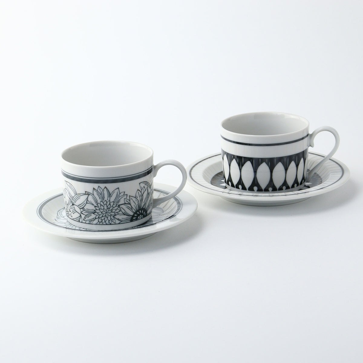 Antico Flower Coffee Cup & Saucer - 2 of each