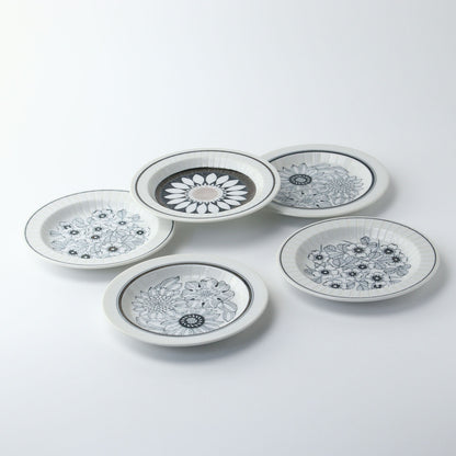 Antico Flower BB Plate - Set of 5