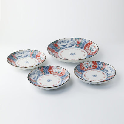 Edokko Kyoryu Ryouenryu Plate set - Set of 4