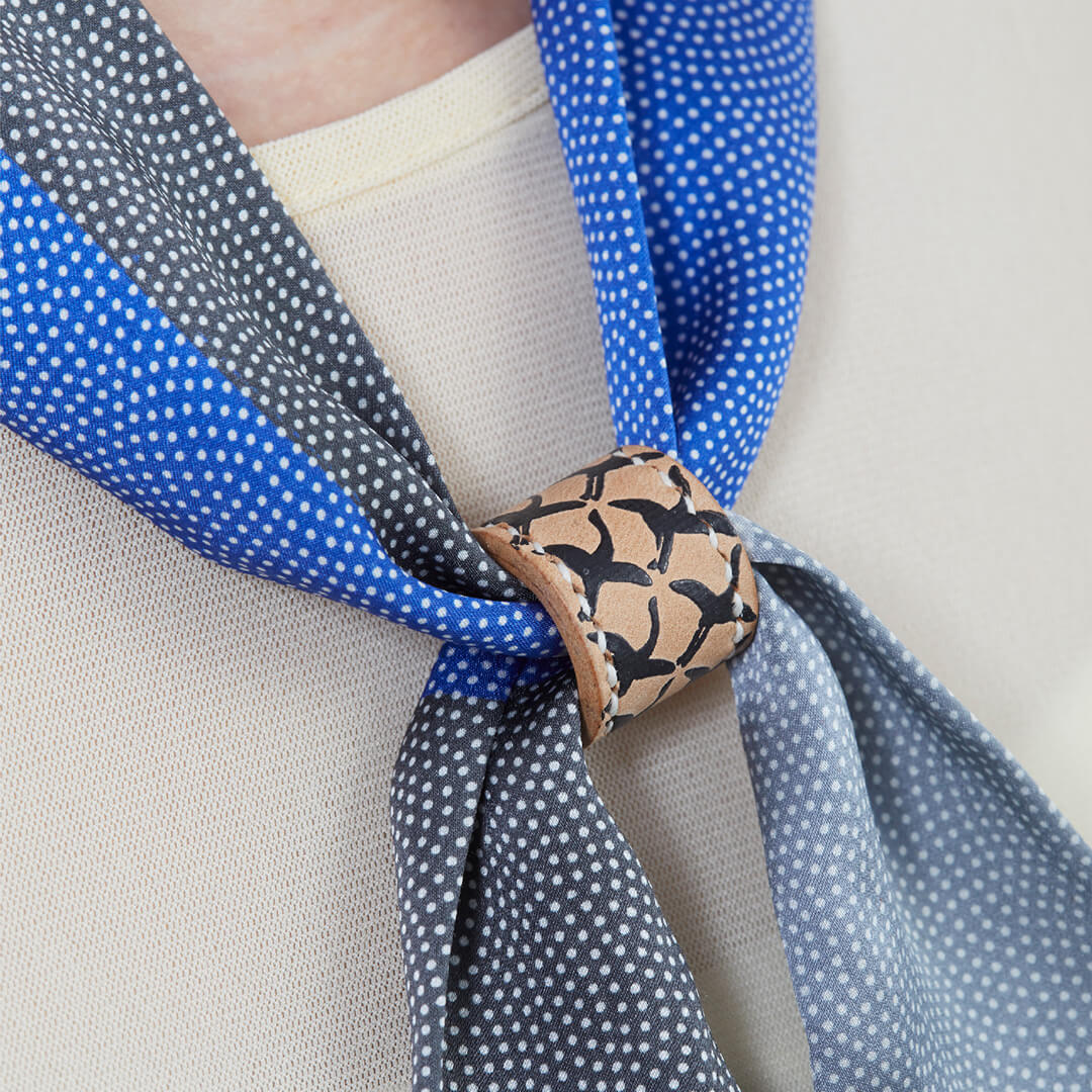 Komon Silk Ribbon Scarf - SAME