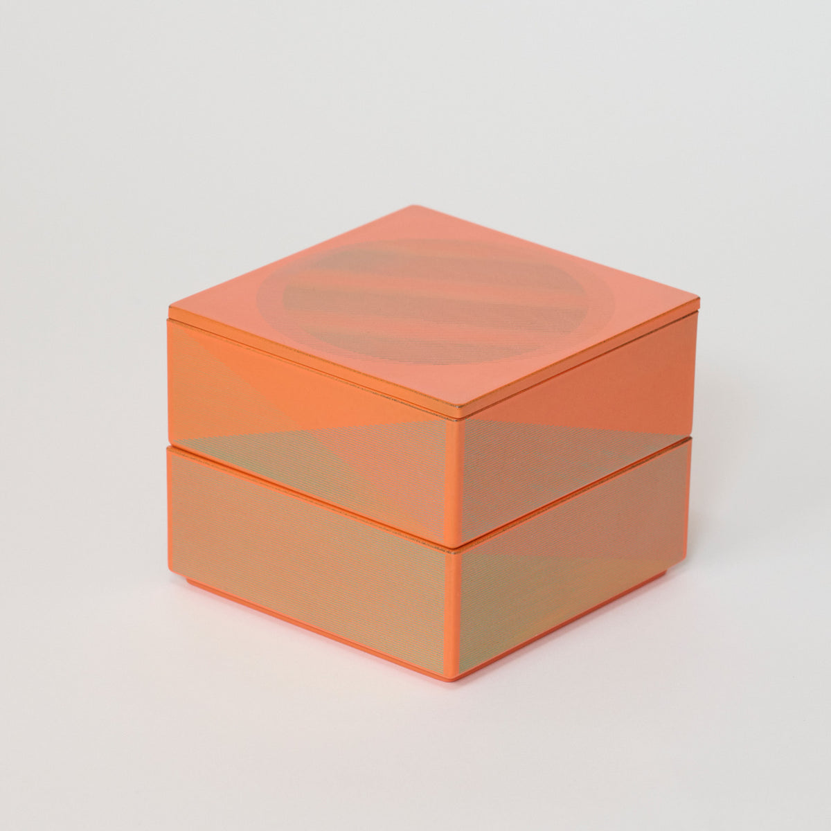 Maki-e Accessory Box - Orange | 90 mm