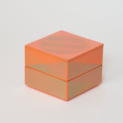 Maki-e Accessory Box - Orange | 90 mm