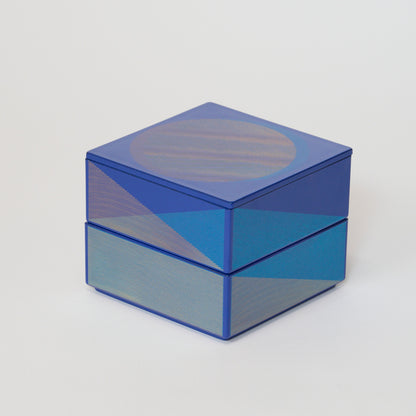 Maki-e Accessory Box - Indigo | 90 mm