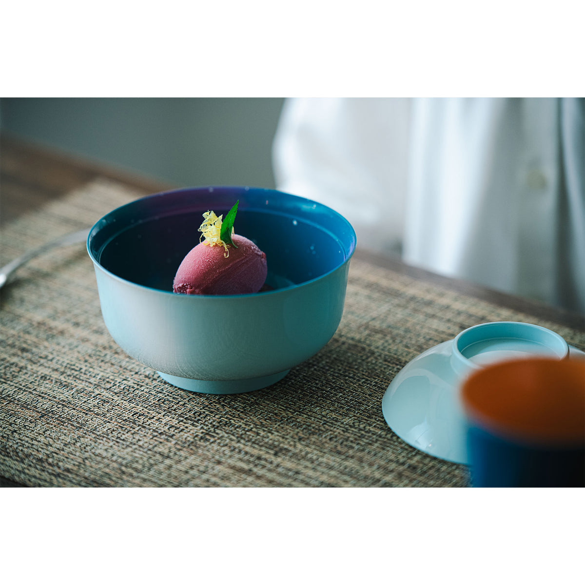 Lidded Bowl - Yukigeshiki ( Snow Scenery ) | 140 mm