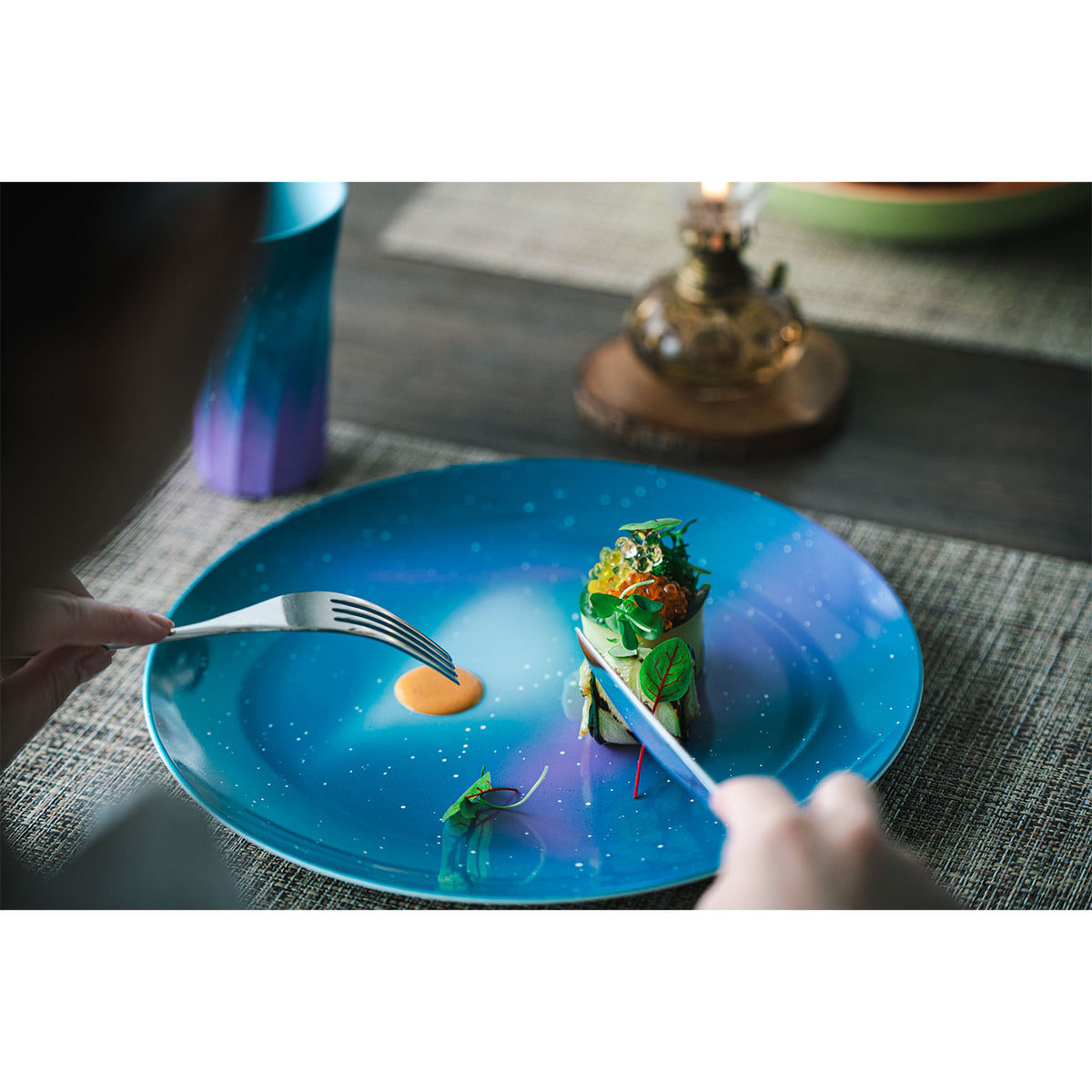 Plate  Yukigeshiki  ( Snow Scenery )  | 270 mm
