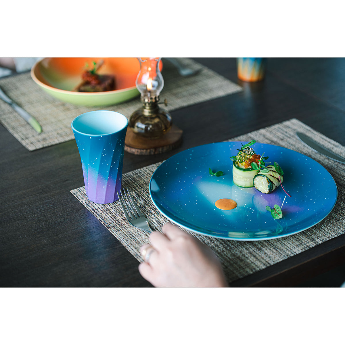 Plate  Yukigeshiki  ( Snow Scenery )  | 270 mm