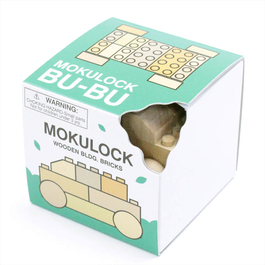MOKULOCK BU-BU Vehicle Set - wooden bricks