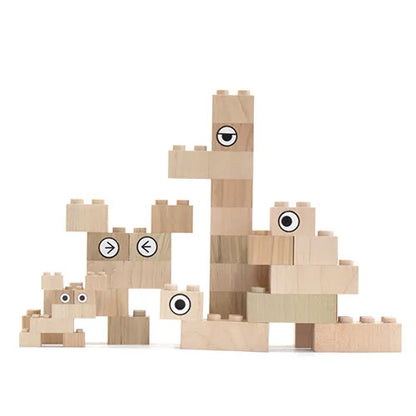 MOKULOCK BIG 56-Piece Set - wooden bricks