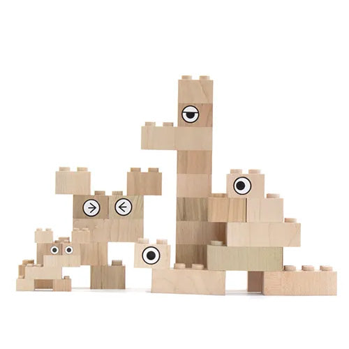 MOKULOCK BIG 56-Piece Set - wooden bricks