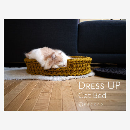 DressUP Wearable Cat Bed - Mustard