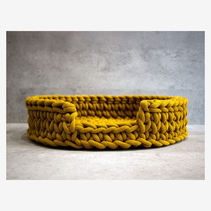 DressUP Wearable Cat Bed - Mustard