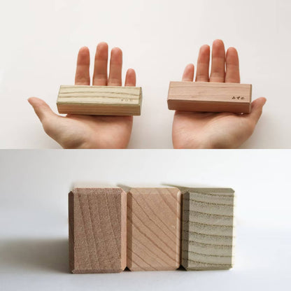 Japanese Hardwood Building Blocks [12-Wood Forest Blend]