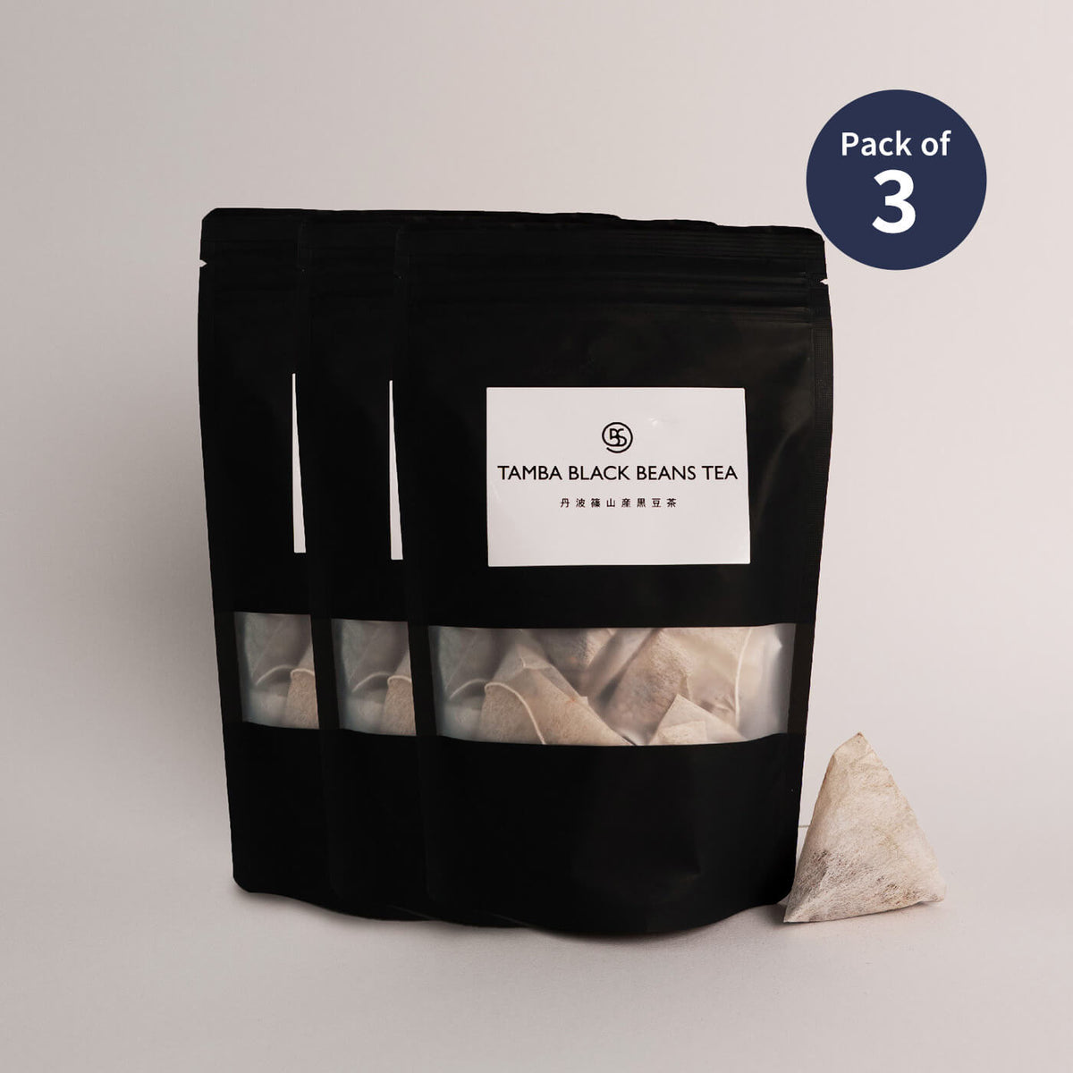 [Pack of 3] Black Soybean Tea (Tetra Bags)