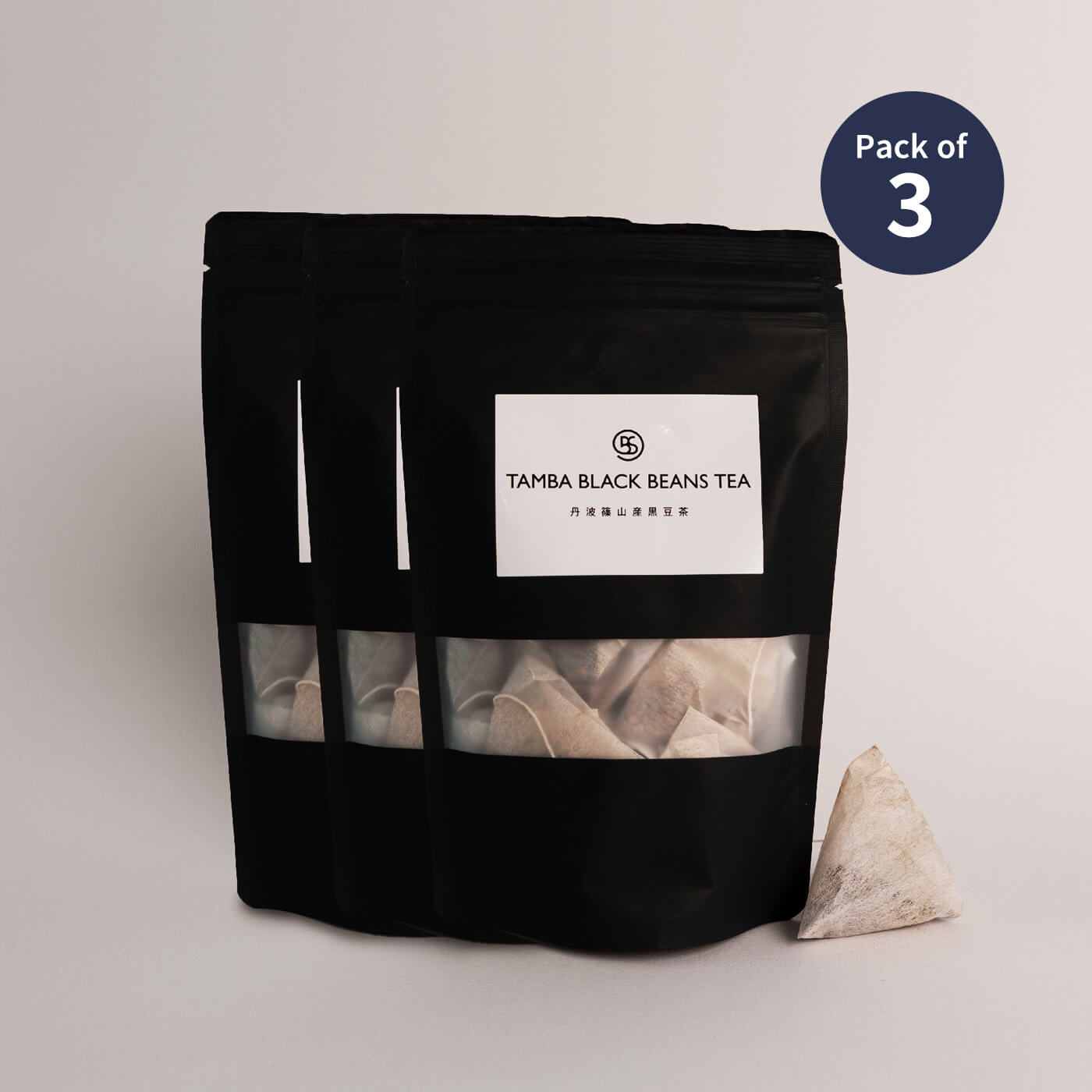[Pack of 3] Black Soybean Tea (Tetra Bags)
