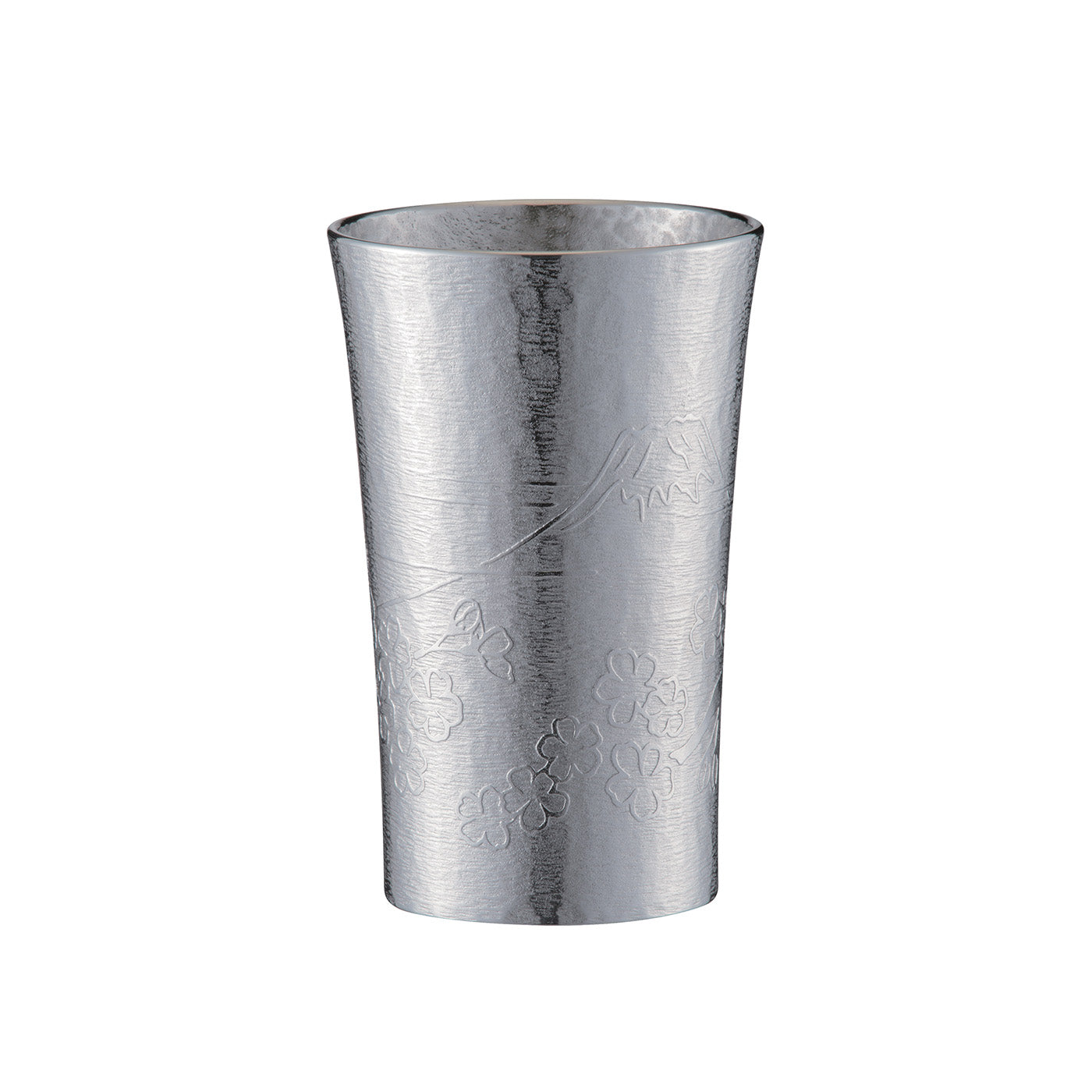 Tumbler Standard - Cherry Blossoms at Mt. Fuji (Pewterware)